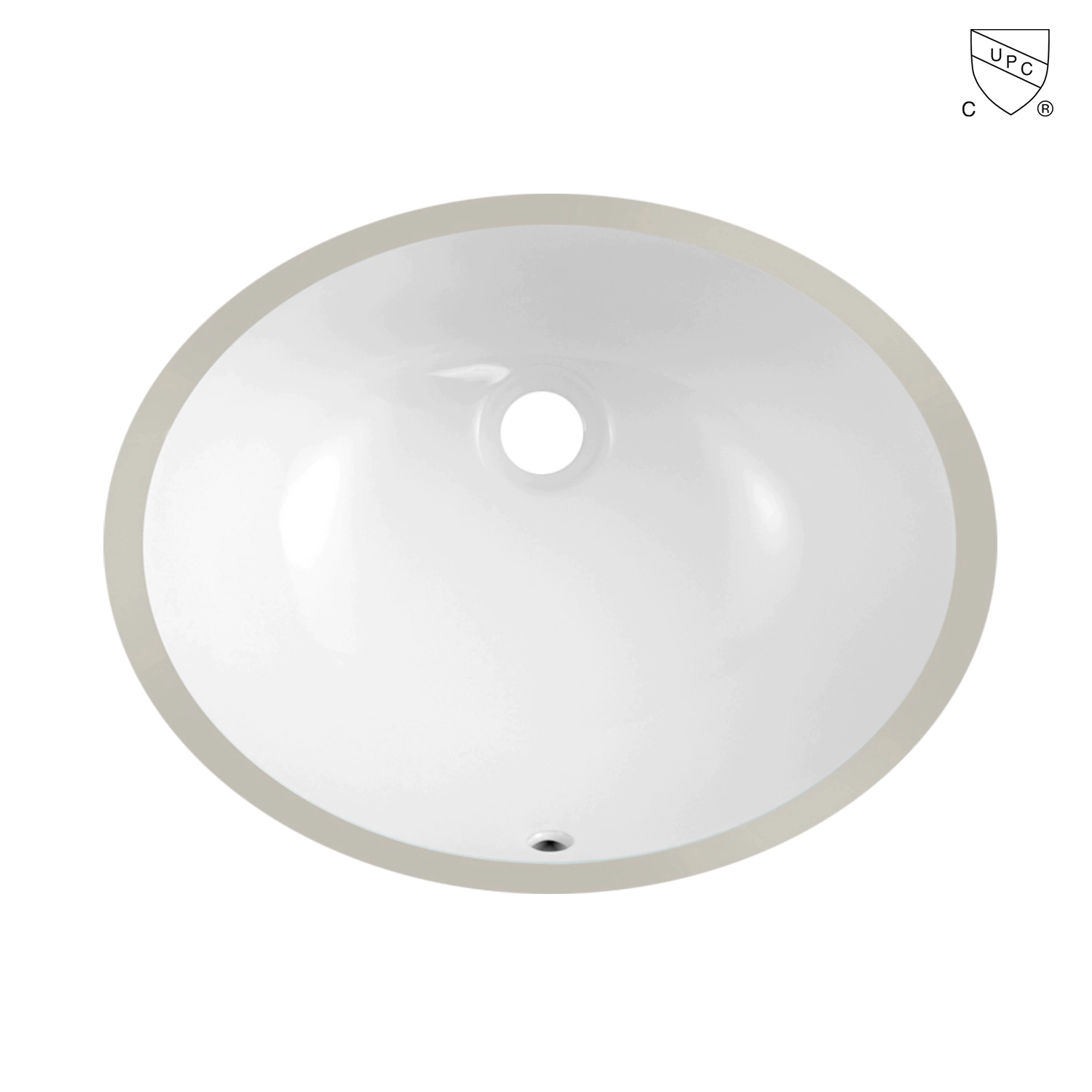 18'' small ceramics undermount bathroom sink, produced by top bathroom sink manufacturers in China -- chaozhou meilong ceramics company